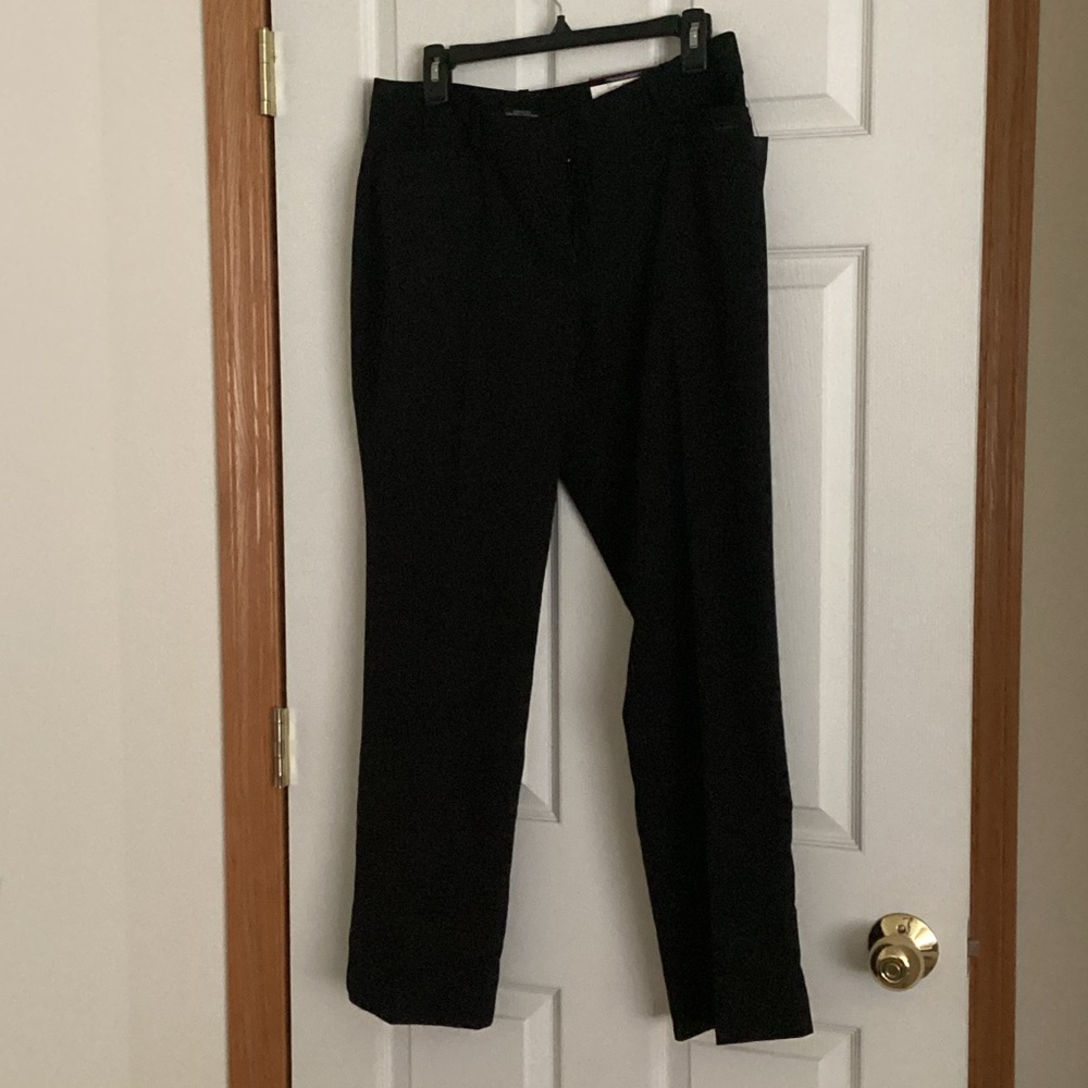 Worthington Women’s Elegant Curvy Black Dress Pants
